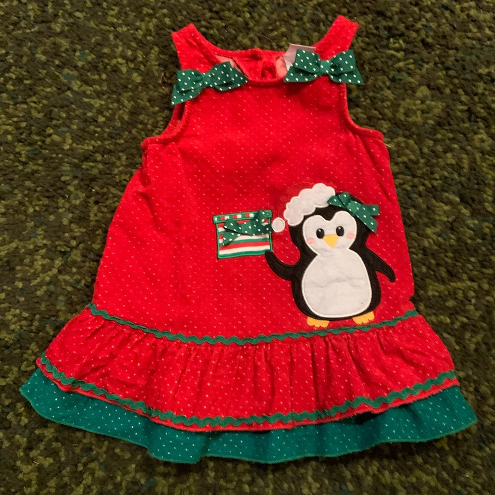 Nanette baby 12 month cotton/viscose holiday dress